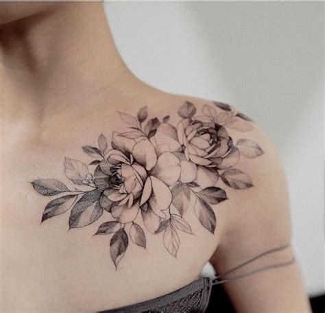 pecho hombro tatuajes para mujeres|Los Mejores 100 Diseños de Tatuajes en el【Hombro。